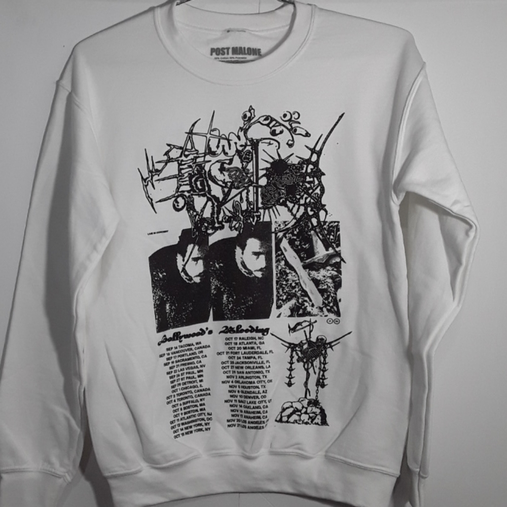 Post Malone Bleeding Hollywood Sweater Small